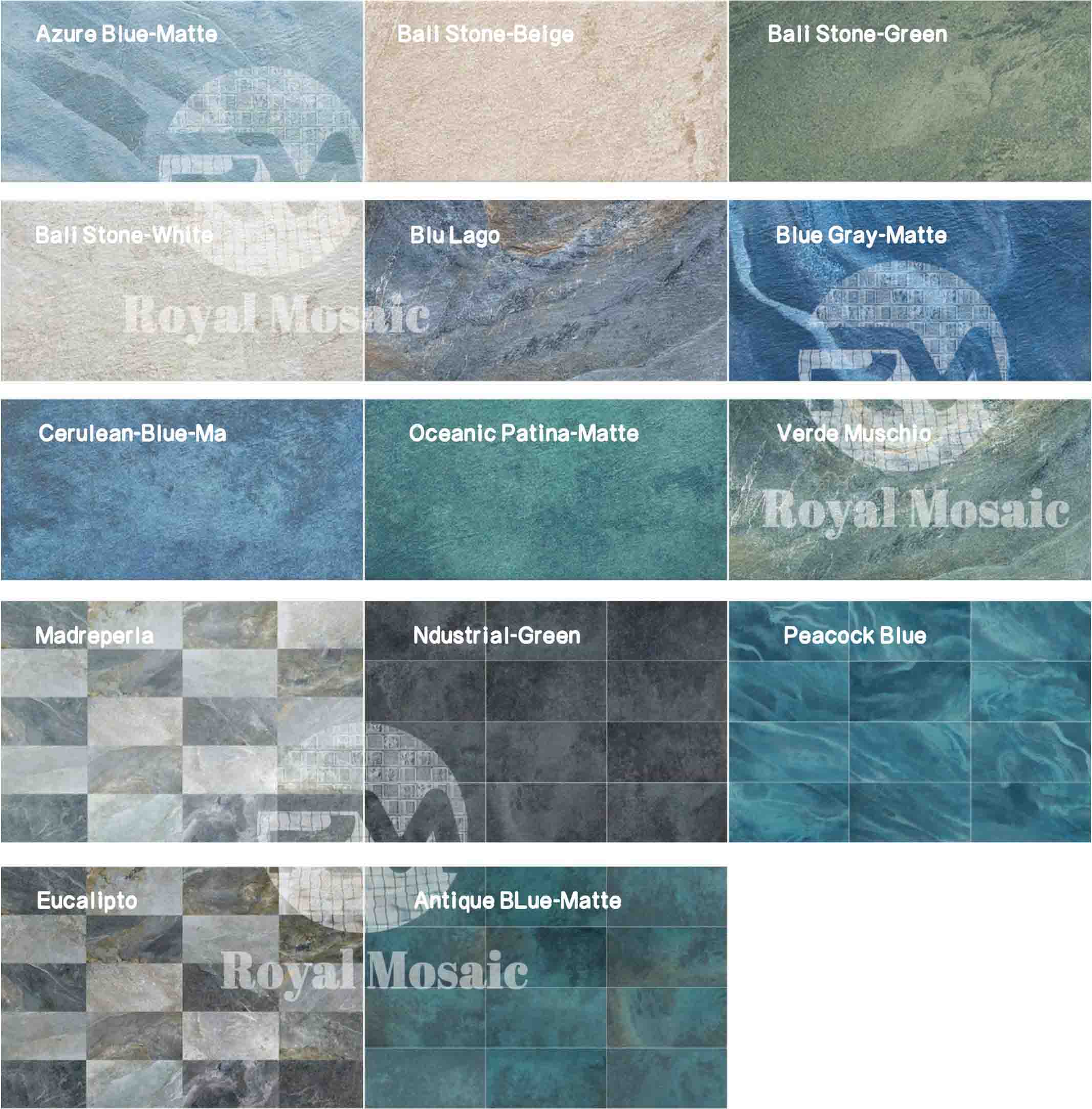 Matte Ceramic Swimming Pool Tile